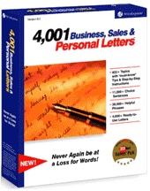 4,001 Business, Sales and Personal Letters