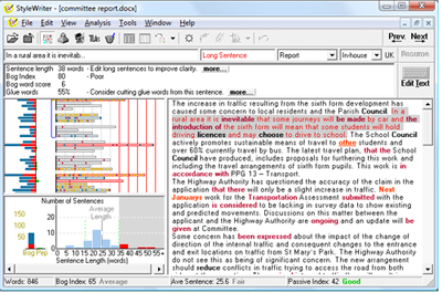 Advanced Writing Statistics